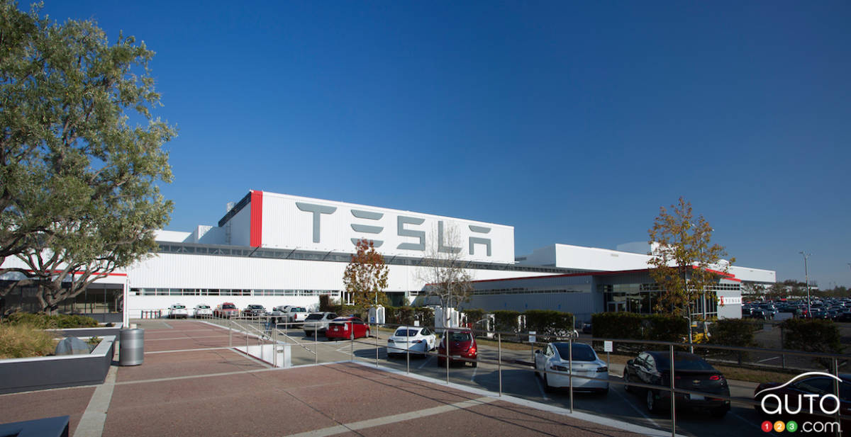 Usine Tesla en Californie